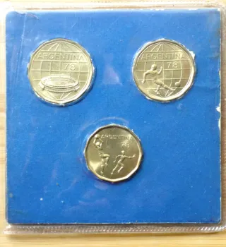 Monedas Mundial Futbol Argentina'78