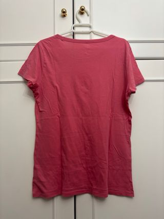 Camiseta Gap Rosa Manga Corta