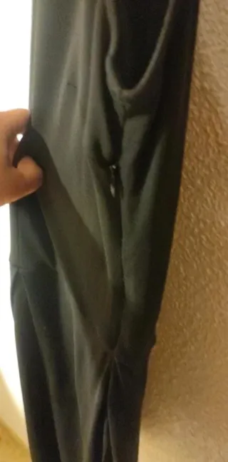 Vestido Negro Mango Escote Rejilla Talla M