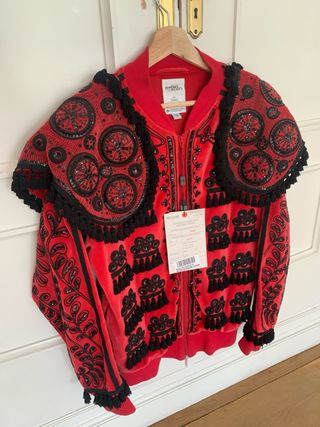 Adidas Jeremy Scott chaqueta Roja Talla M