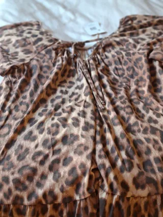 Vestido estampado animal print