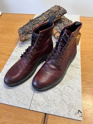 Stivali uomo in pelle bordeaux vera pelle ameramer