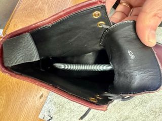 Stivali uomo in pelle bordeaux vera pelle ameramer