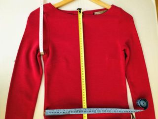 Vestido Sfera Rojo Manga Larga Talla S
