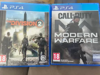 Juegos PS4: The Division 2 y Modern Warfare