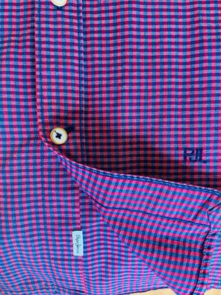 Camisa Pepe Jeans cuadros rojo y negro
