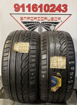 -275 45 18 Y DUNLOP RUEDA YA MONTADA BARATA