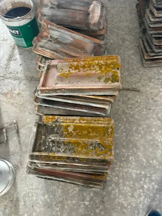 50 m² de tejas antiguas