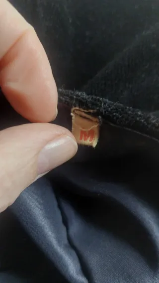 Sombrero hexagonal negro talla M