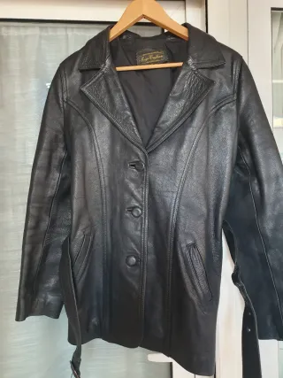 Chaqueta de cuero autentico