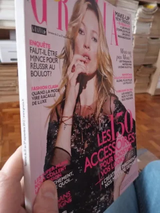 Revista Gracia Francia Kate Moss 2012