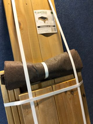 Mesa de cultivo GardenBrico 120x80x40 cm madera exterior 160L