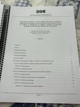 Libro legislación IRPF