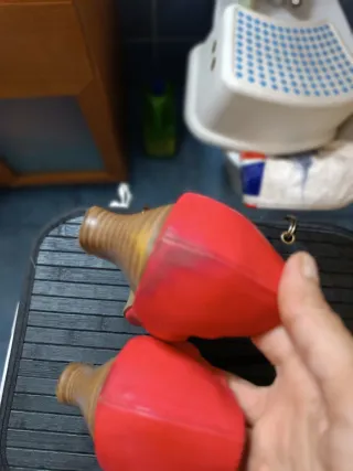 Zapatos planos rojos Est. Andre mujer color coral