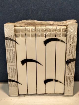 Radiador Aluminio Ferroli Xian-N 600, 7 Elementos, Blanco 581 mm