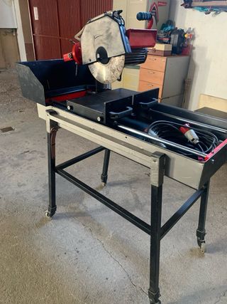 Cortadora de ladrillo trifásica con agua