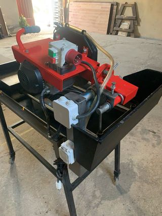 Cortadora de ladrillo trifásica con agua