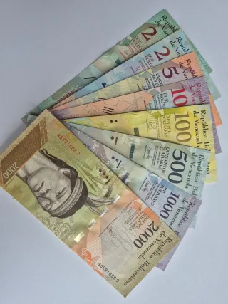 Set 8 Billetes Venezuela Bolívares