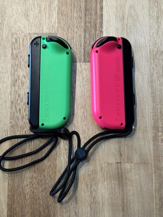 Mandos Nintendo Switch Verdes y Rosas