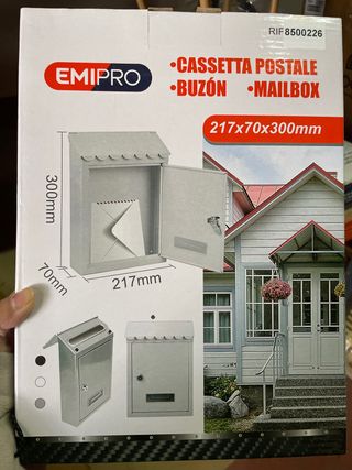 Buzón EMIPRO 217x70x300mm