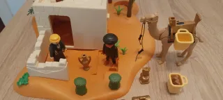 Playmobil,r.f 4246,lote,casa,egipcio,belen,cajas