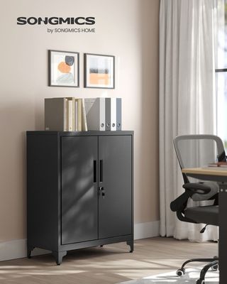 Archivador de Oficina de Acero Negro SONGMICS OMC013B01