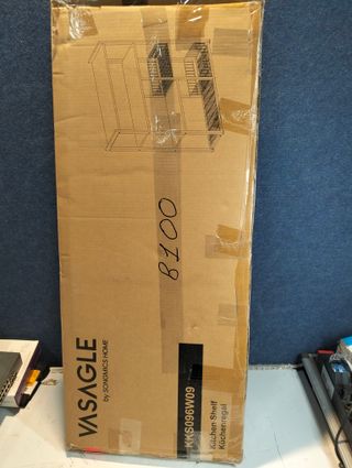 Estantería Cocina con Cestas y Ganchos 80cm VASAGLE KKS096W09