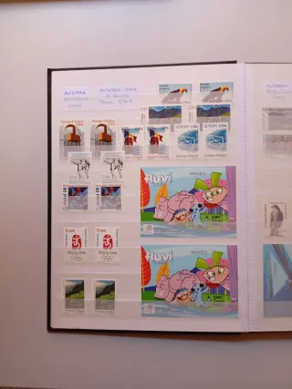 Sellos de Correos nuevos de Andorra años completos