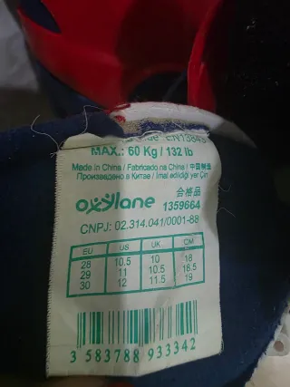 Patines Oxelo Play3 Talla Ajustable Niño