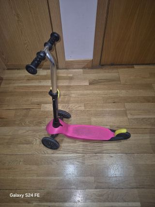 Patinete Oxelo 3 Ruedas Rosa Niña