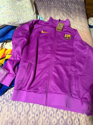 Chándal FC Barcelona Nike Morado y Azul