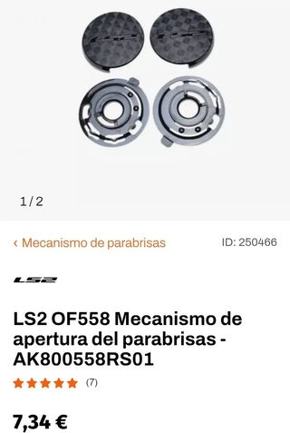 Casco moto LS2 OF558 Sphere-Lux