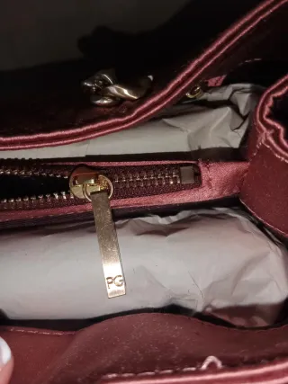 Bolso Purificación García Rosa y Dorado