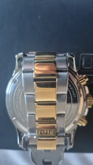 Reloj Lotus Cronógrafo Hombre Dorado y Plateado