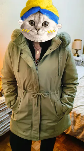 Chaqueta impermeable mujer invierno