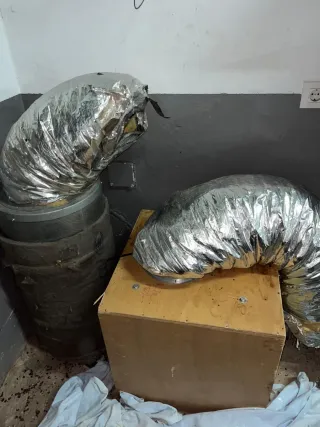 Extractor de aire industrial