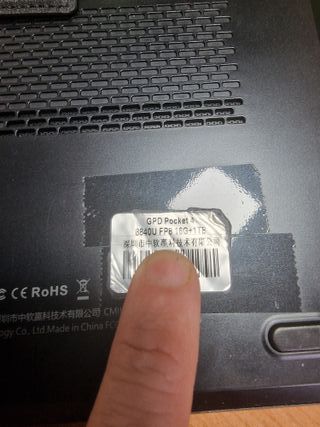 Ultraportátil GPD Pocket 4 Negro