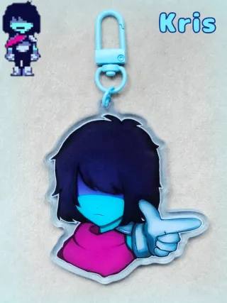 Kris acrylic keychain deltarune game