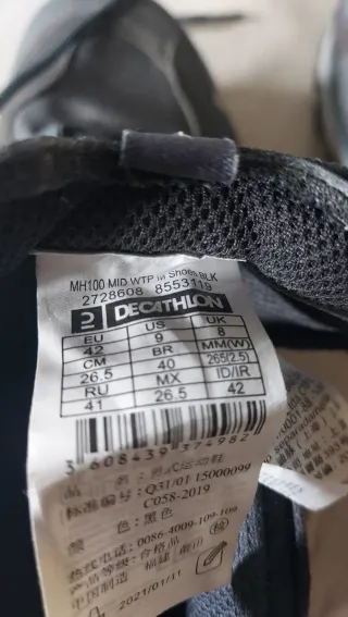 Botas de montaña Quechua hombre marrones/grises