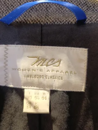 Cappotto Marlboro Classics donna grigio