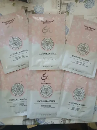 6 Mascarillas Faciales Kiss Beauty