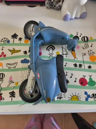 Moto Azul Barbie