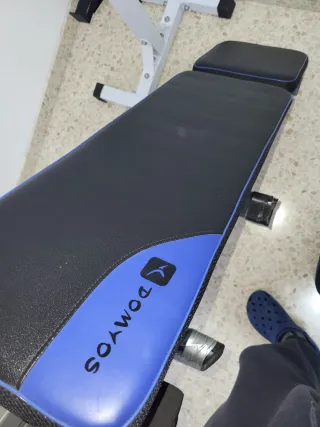 Banco ajustable 4 posiciones + Rack