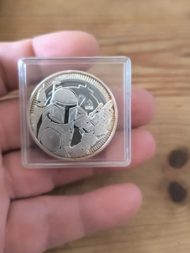 Moneda Plata 1 oz 999 Star Wars Boba Fett