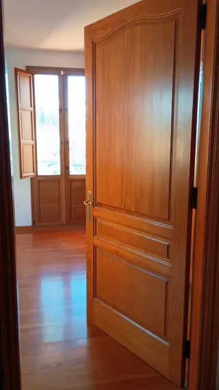 Lote puertas madera con cristal