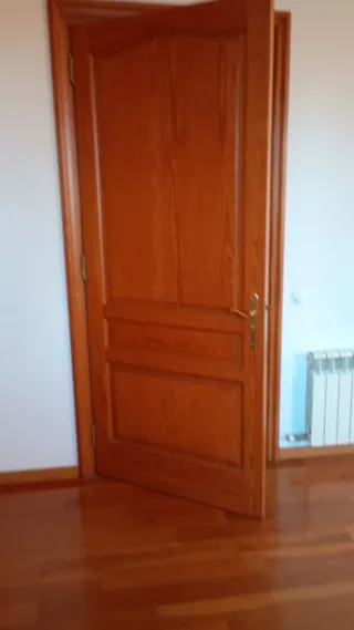 Lote puertas madera con cristal