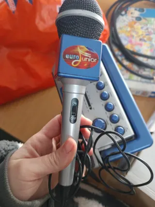 Karaoke Eurojunior CDG Radio AM/FM Azul