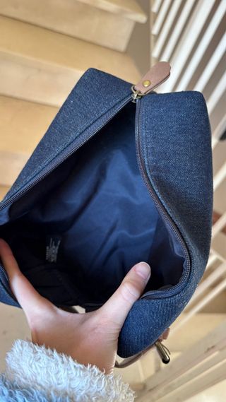 Dior trousse in jeans blu