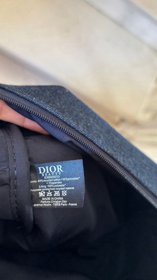 Dior trousse in jeans blu