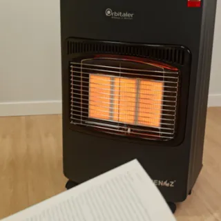 Estufa Gas Orbitaler Plegable Butano negro